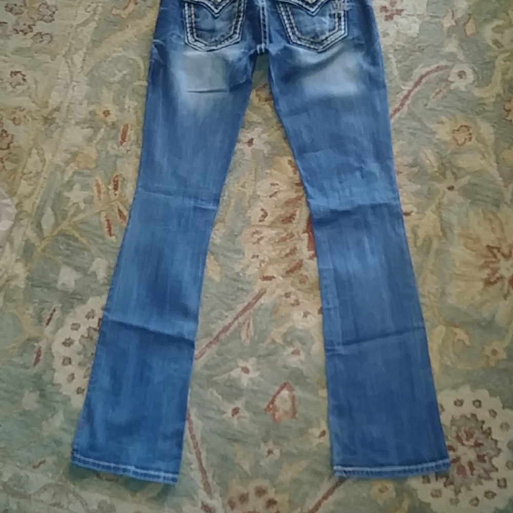 Dark Blue 'Miss Me' Jeans - Picture 2 of 3